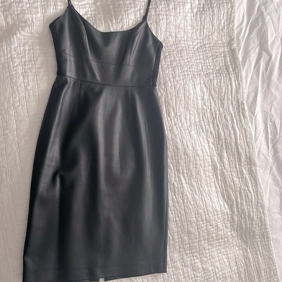 bcbgmaxazria faux leather dress | Dresses | Bcbg pool party chic